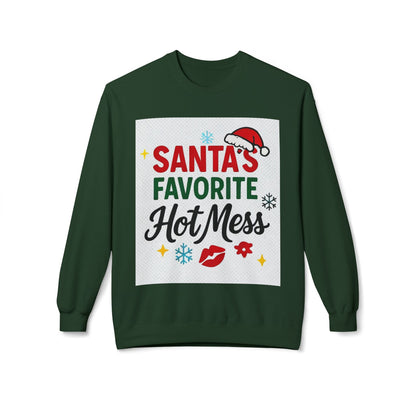 Santas Favorite Hot Mess Christmas Sweatshirt