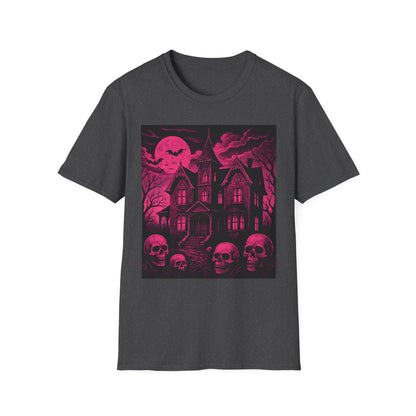 Gothic Spooky Halloween Skull Horror Tee T shirt