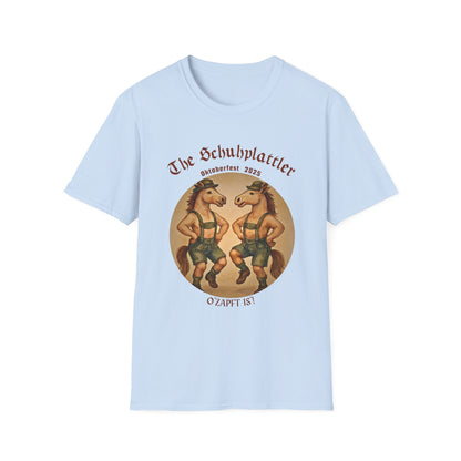 Oktoberfest Horse Dancer T Shirt Funny Bavarian Schuhplattler Tee Unisex Soft style T Shirt