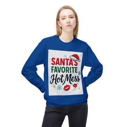Santas Favorite Hot Mess Christmas Sweatshirt