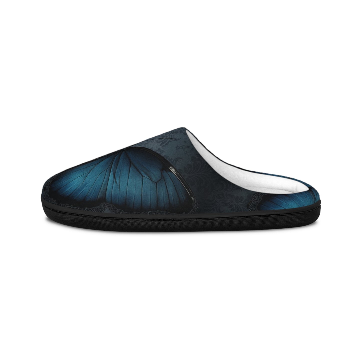 Butterfly Slippers (Gothic Blue Morpho)