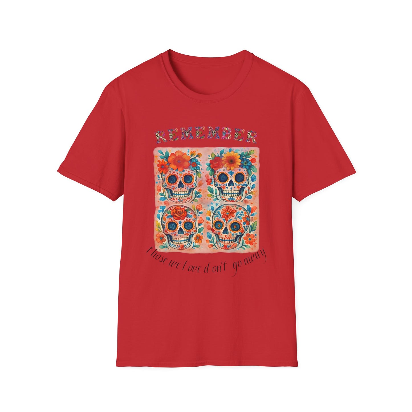 Día de los Muertos Shirt Sugar Skull Memorial Tee Remember Day of the Dead T Shirt