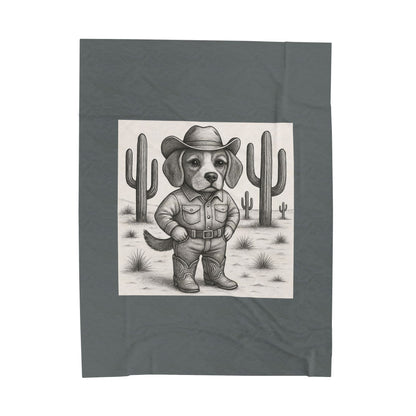 Western Cowboy Dog Blanket, Country Rustic Farmhouse Decor