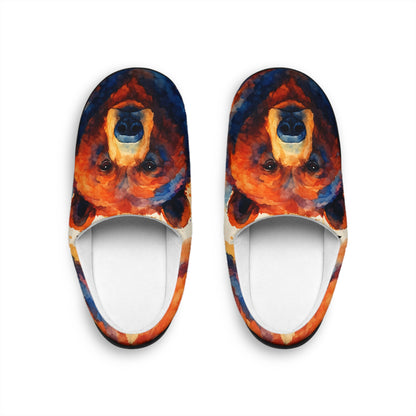 Watercolor Bear Slippers