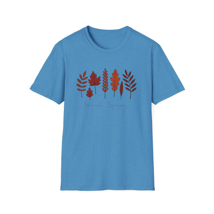 Second Spring Fall Shirt  Autumn Leaves TShirt  Neutral Cozy Thanksgiving Tee  Fall Graphic Tee for Women Unisex  TShirt