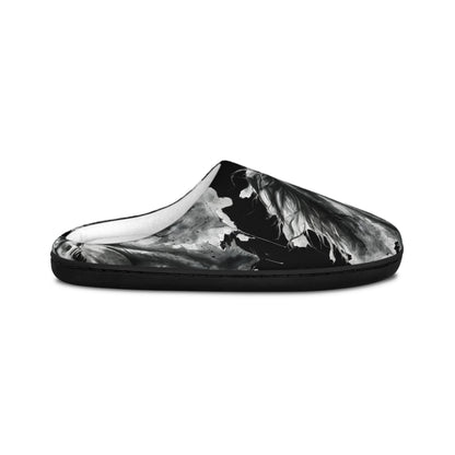 Black Stallion House Slippers | Artistic Horse Lover Footwear