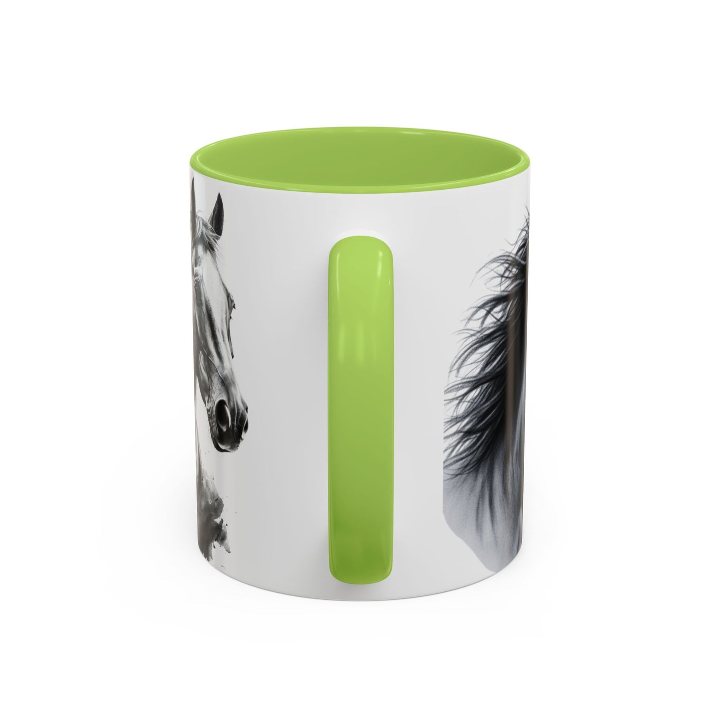 Black Horse Coffee Mug Western Cowboy Horse Art Cup