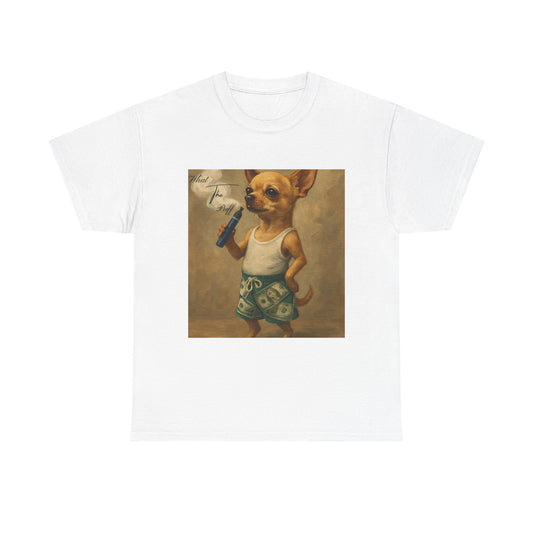 Urban What the Puff Chihuahua Streetwear Vape Graphic Tee
