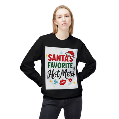 Santas Favorite Hot Mess Christmas Sweatshirt