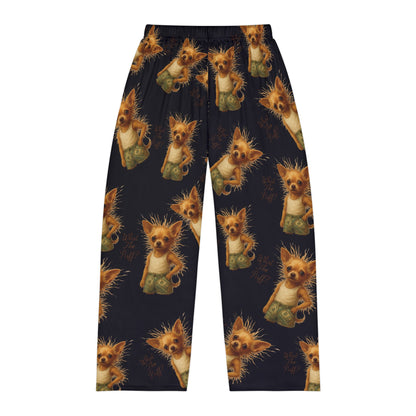 What The Puff Chihuahua Pajama Pants (Static Hair)