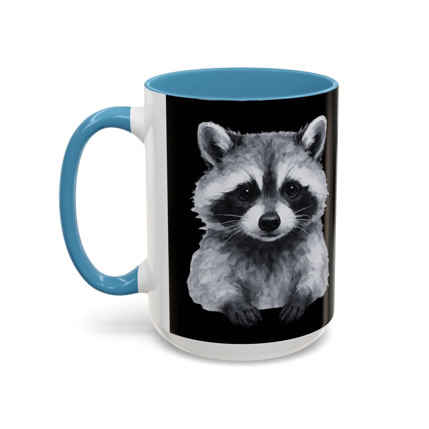 Watercolor Raccoon Mug | Accent Coffee Mug 11oz 15oz