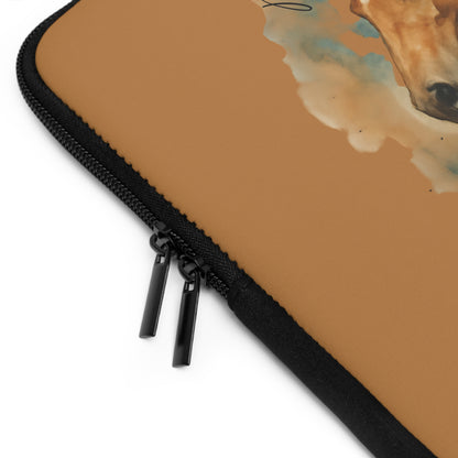 Horse Laptop Sleeve Poetry in Motion Equestrian Case  7in, 10in, 13in, 15in, 17in Rustic Horse Art Tech AccessoryLaptop Sleeve