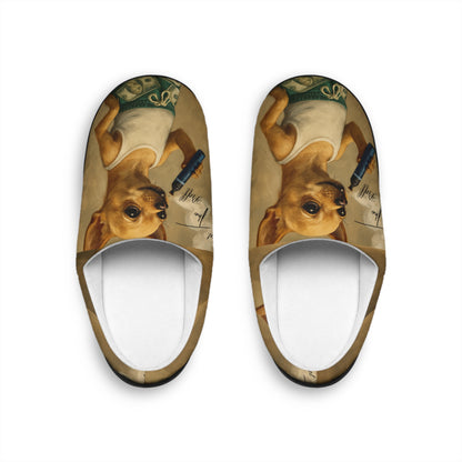What The Puff (vape) Funny Chihuahua Slippers