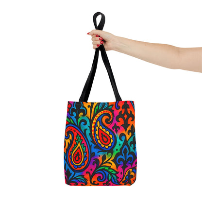 Colorful Paisley Tote Bag