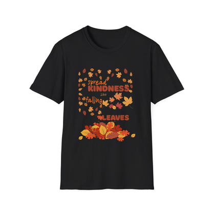 Spread Kindness Like Falling Leaves Autumn Shirt