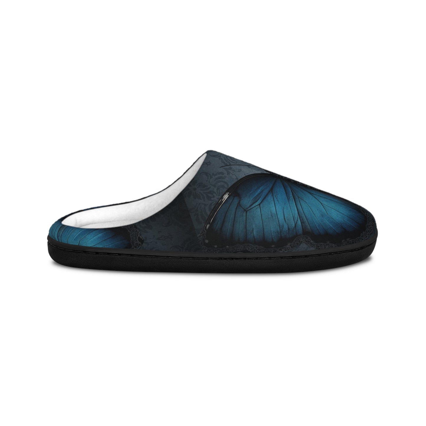 Butterfly Slippers (Gothic Blue Morpho)