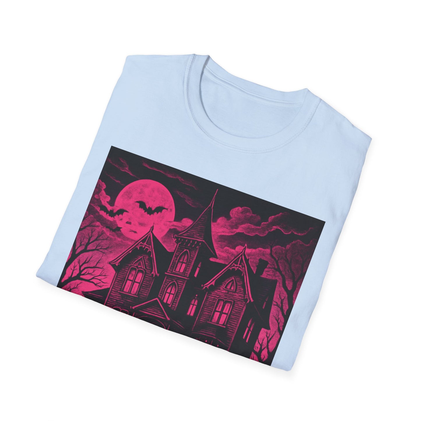 Gothic Spooky Halloween Skull Horror Tee T shirt