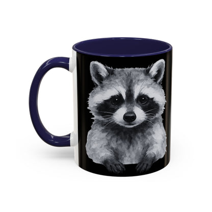 Watercolor Raccoon Mug | Accent Coffee Mug 11oz 15oz