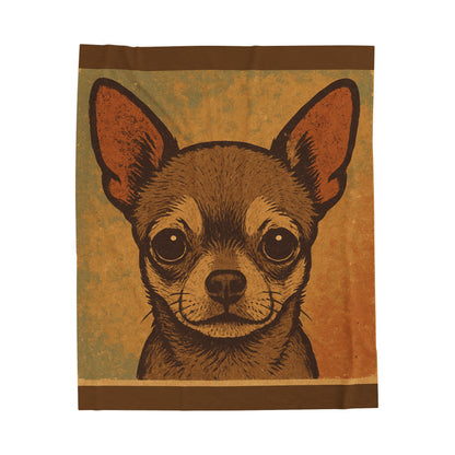 Chihuahua Blanket Velveteen Plush 3 sizes