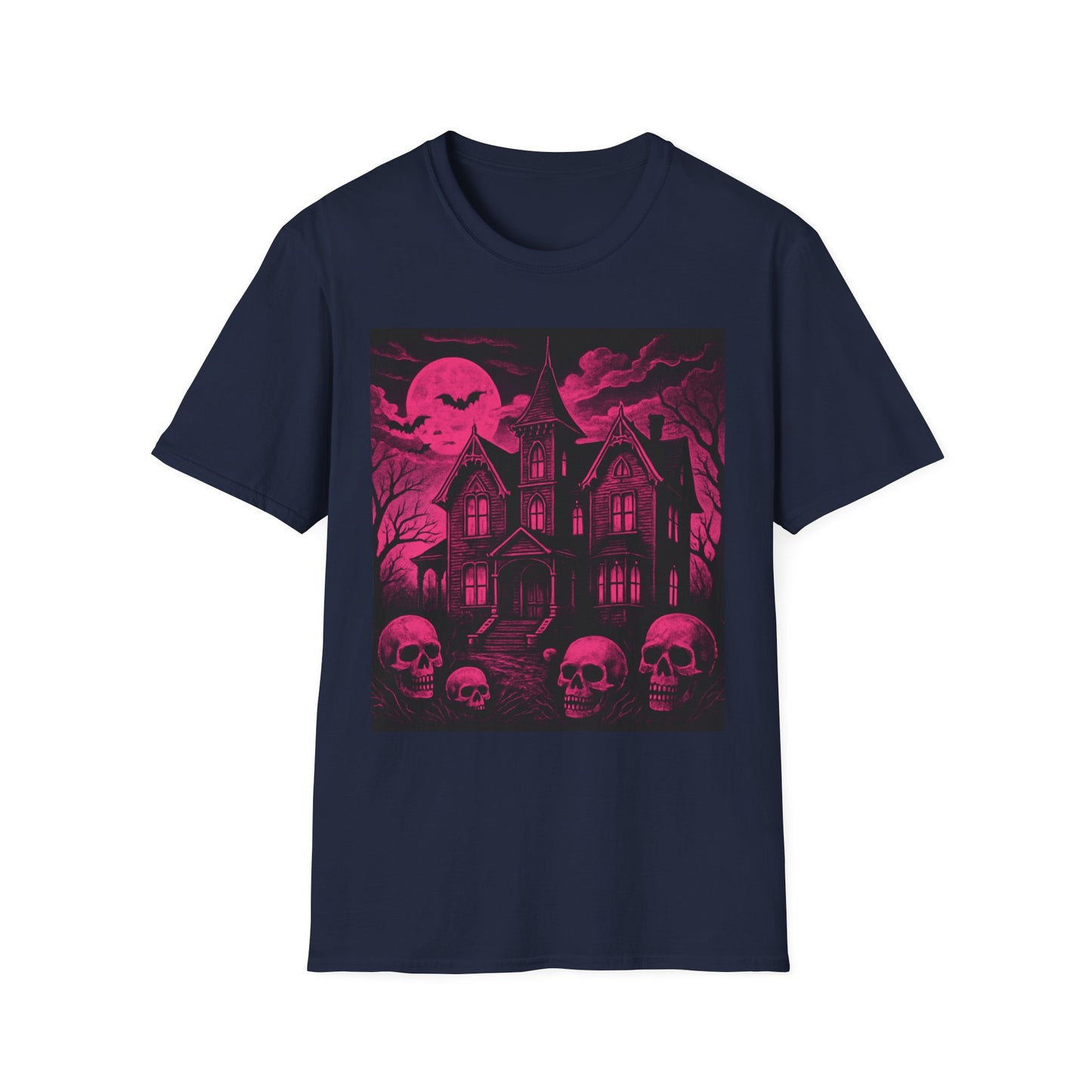 Gothic Spooky Halloween Skull Horror Tee T shirt