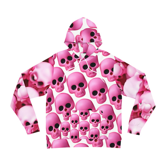 Pink Skull Hoodie Gothic Halloween Aesthetic Streetwear All Over Print Unisex Hoodie Fashion Hoodie Men Women Costume Couple
