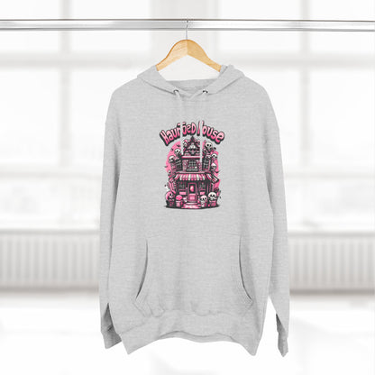 Haunted House Hoodie , Gothic Skull Graphic Halloween Sweatshirt