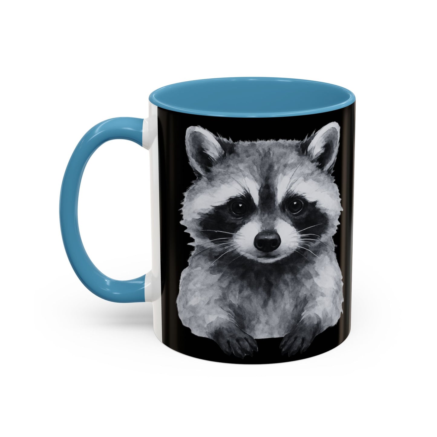 Watercolor Raccoon Mug | Accent Coffee Mug 11oz 15oz