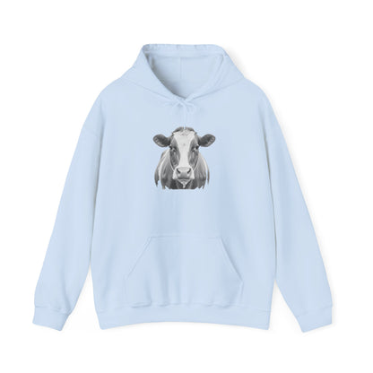 Black and White Cow Hoodie Sweatshirt