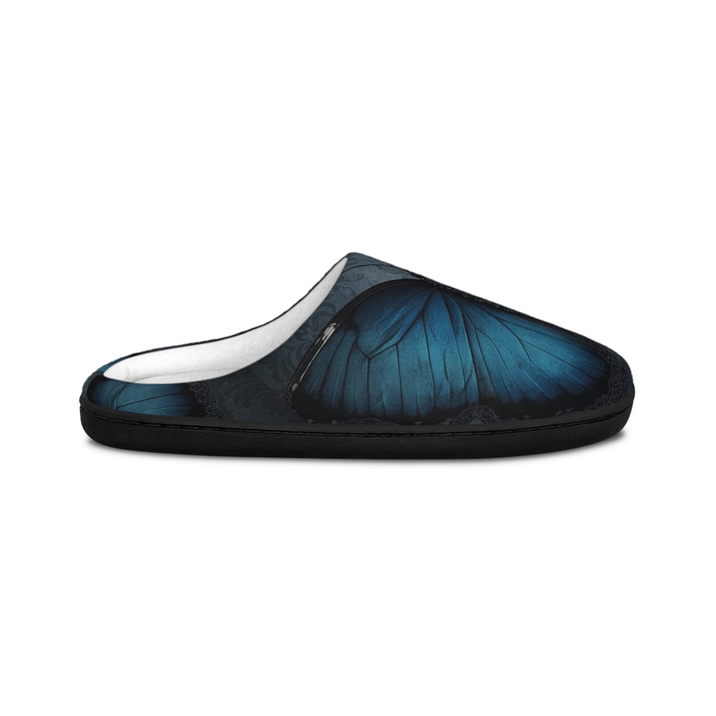 Butterfly Slippers (Gothic Blue Morpho)