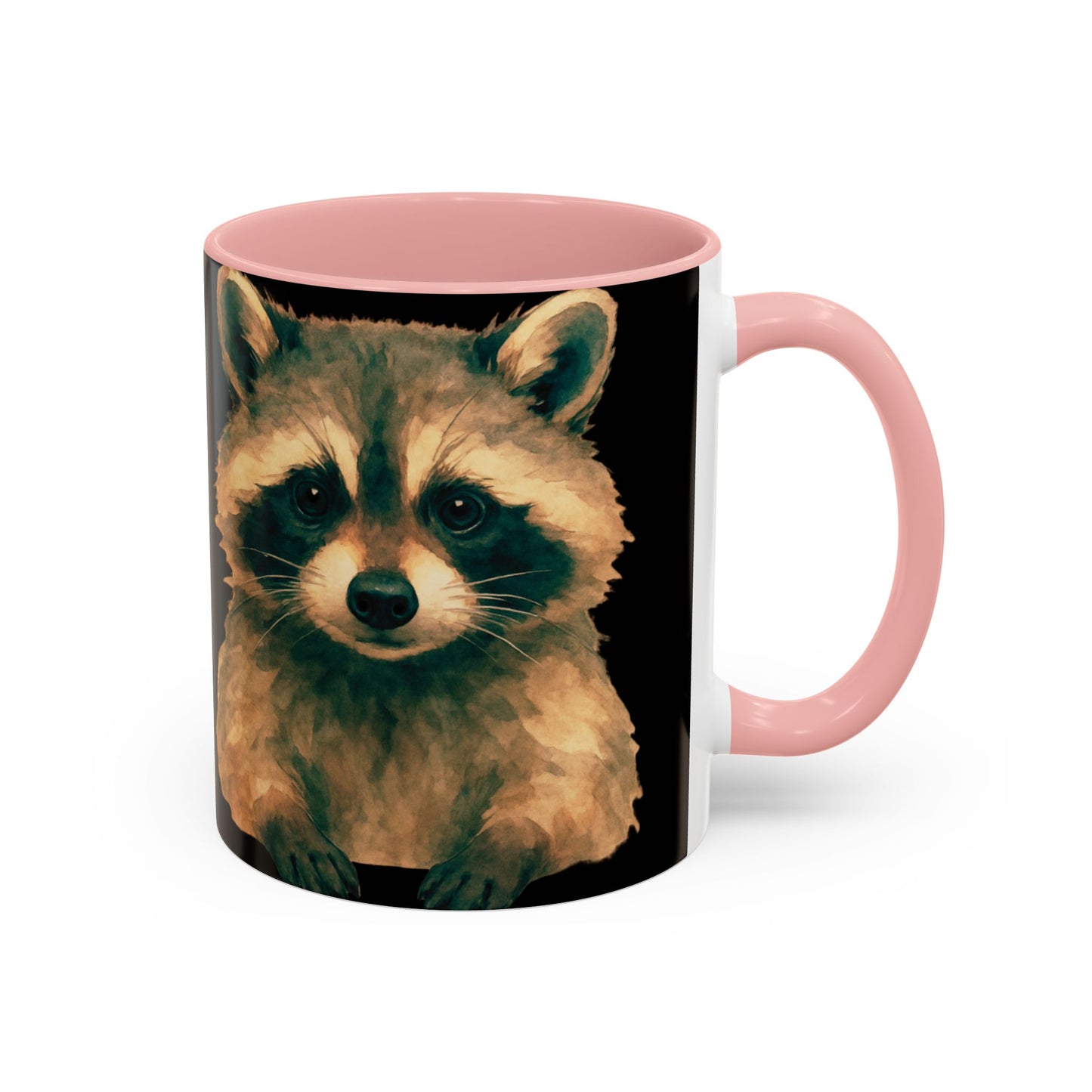 Watercolor Raccoon Mug | Accent Coffee Mug 11oz 15oz