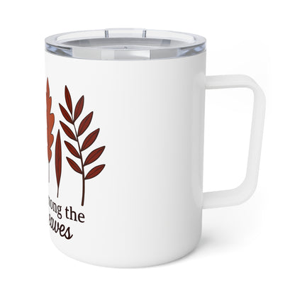 Autumn Leaves Mug You Belong Among the Autumn Leaves Fall Campfire Coffee Mug  Cozy Thanksgiving Gift