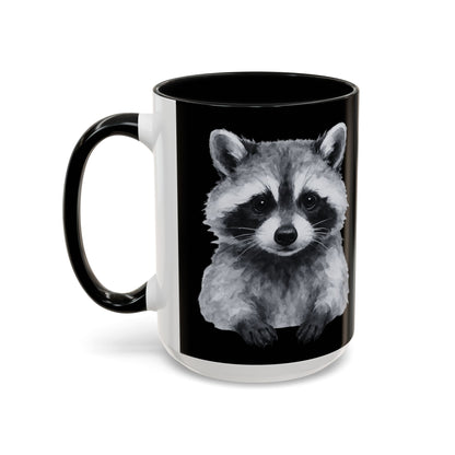 Watercolor Raccoon Mug | Accent Coffee Mug 11oz 15oz
