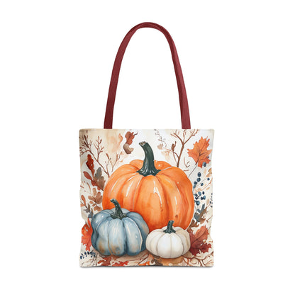 Pumpkin Harvest Tote Bag, Fall Farmhouse Autumn Market Bag