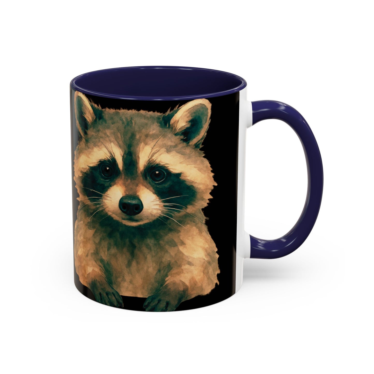 Watercolor Raccoon Mug | Accent Coffee Mug 11oz 15oz